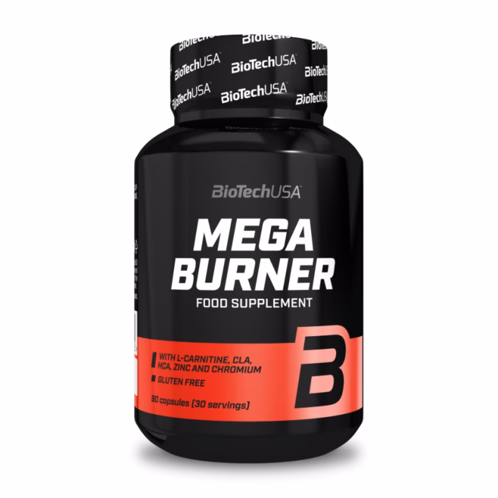 BioTechUSA Mega Burner 90 Capsules: Thermogenic Formula for Weight Management & Fat Metabolism