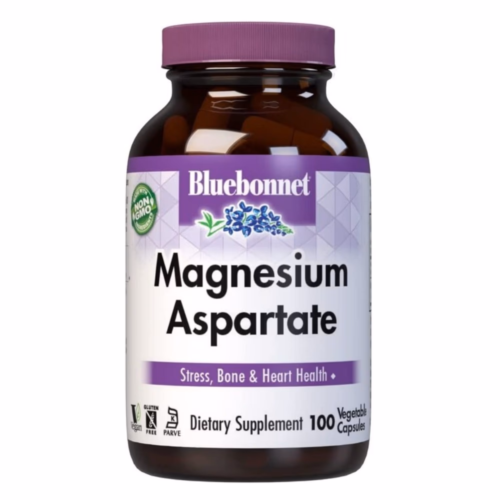 Bluebonnet Magnesium Aspartate 100 Capsules