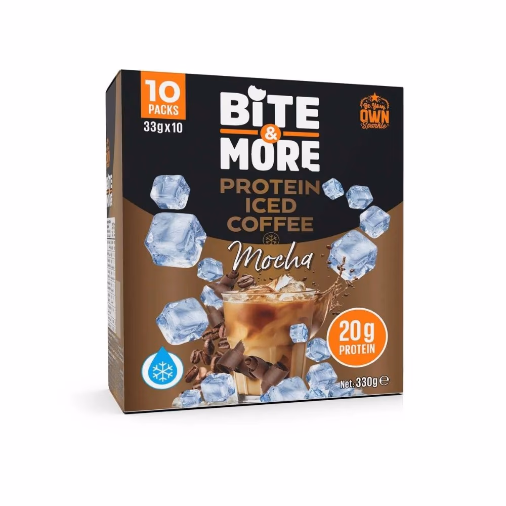 Bite and More Protein Ice Coffee Mocha Pack 10s 1
