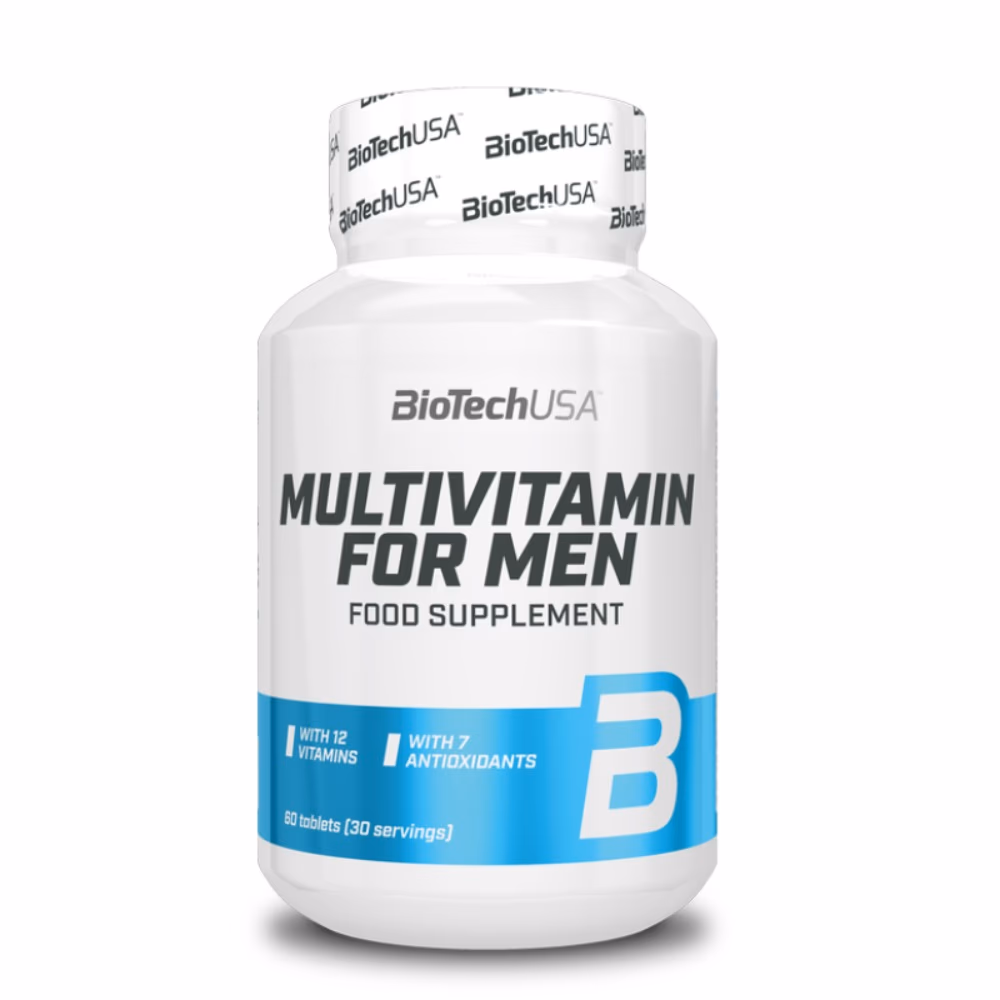 BioTechUSA Multivitamin for Men 60 Capsules: Daily Vitamin & Mineral Complex for Energy, Immunity & Vitality 1