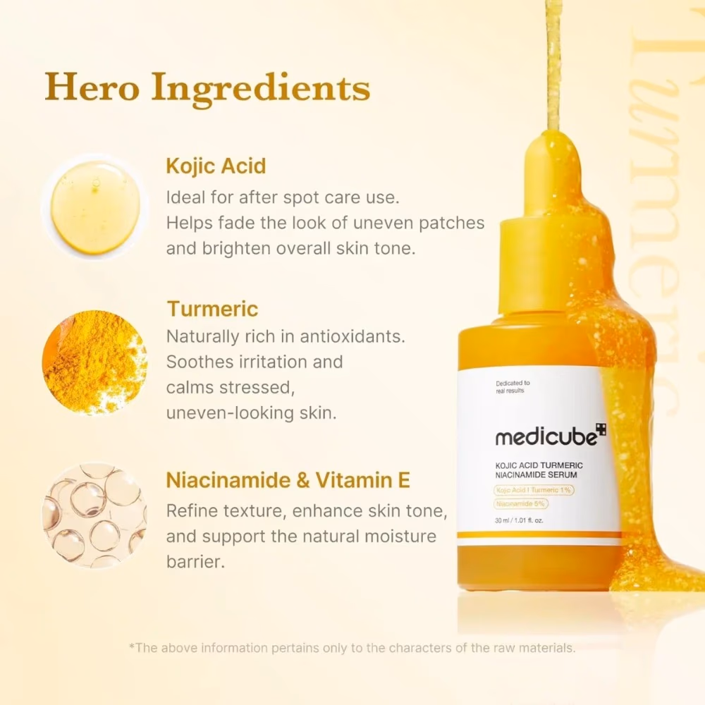 Medicube Kojic Turmeric Niacinamide Serum 30ml 3