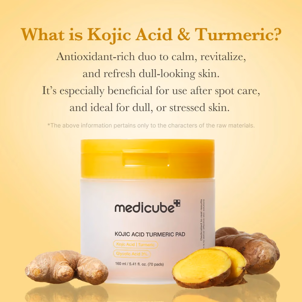 Medicube kojic acid turmeric pad 160ml 3