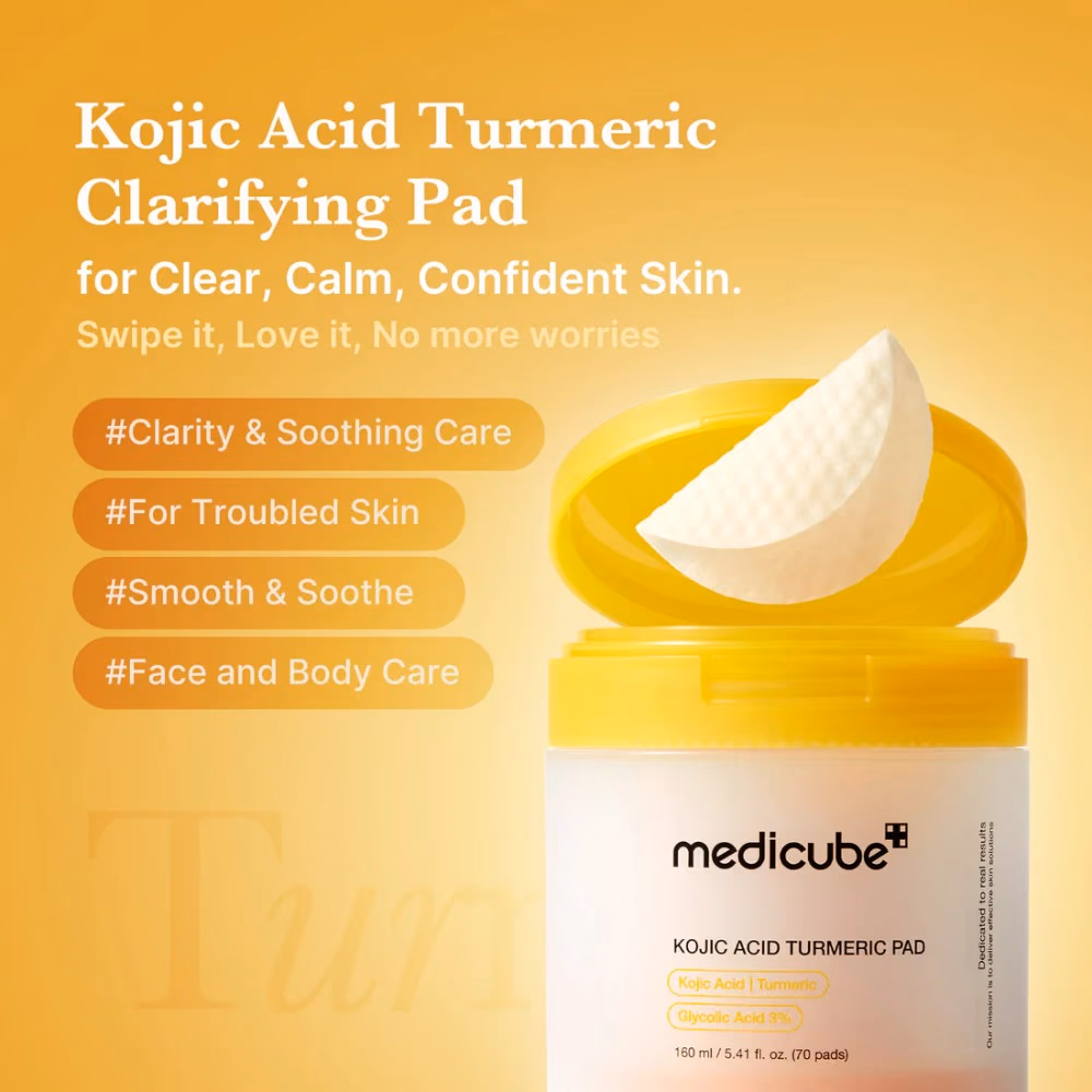 Medicube kojic acid turmeric pad 160ml 5