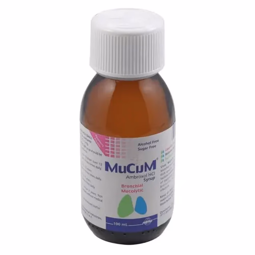 Mucum 15mg/5ml Syrup 100ml 2