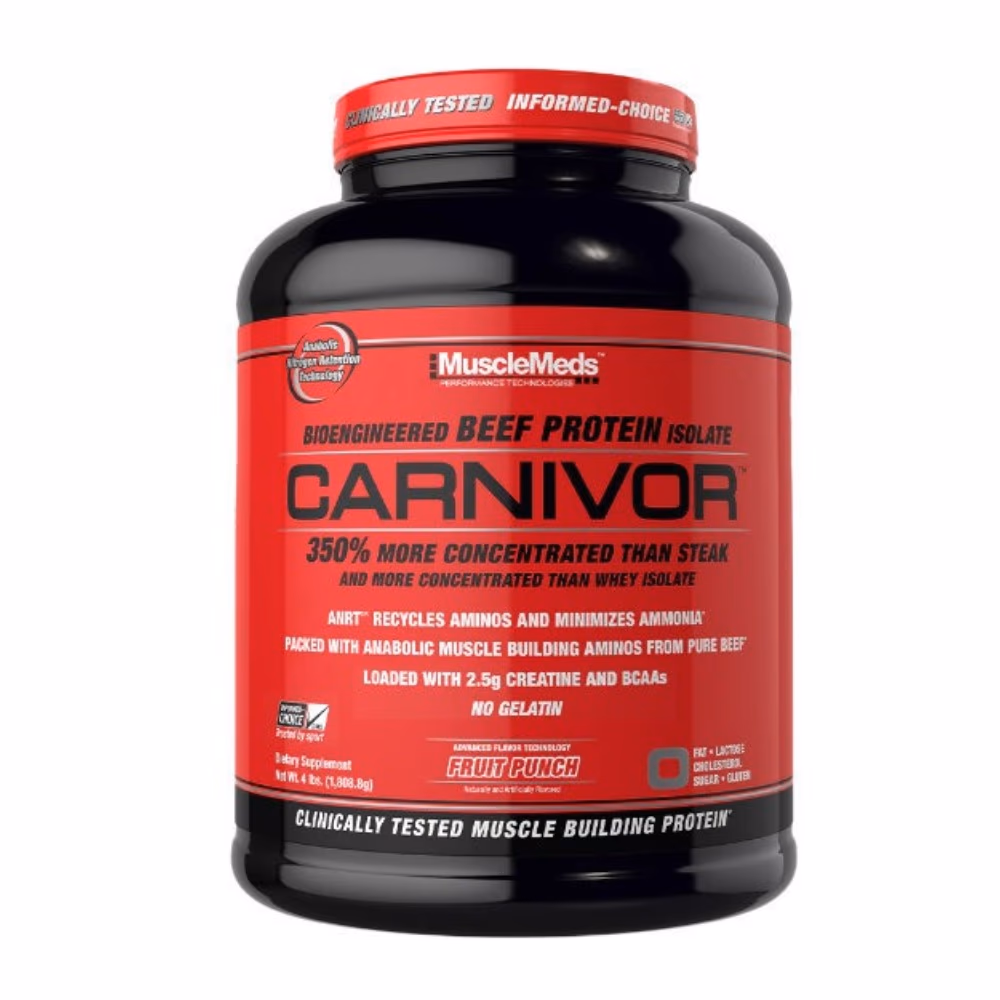MuscleMeds Carnivor Beef Protein Isolate – Fruit Punch 4lb 1
