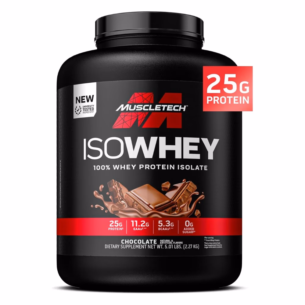 MuscleTech IsoWhey 100% Whey Protein Isolate Chocolate flavor 5lb 2