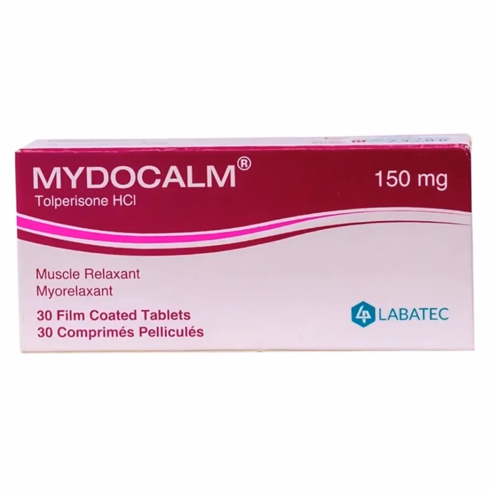 Mydocalm Tolperisone 150mg Muscle Relaxant Tablets 30s 1