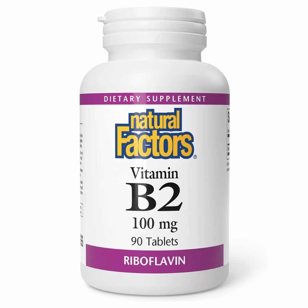 Natural Factors Vitamin B2 100mg 90s 1