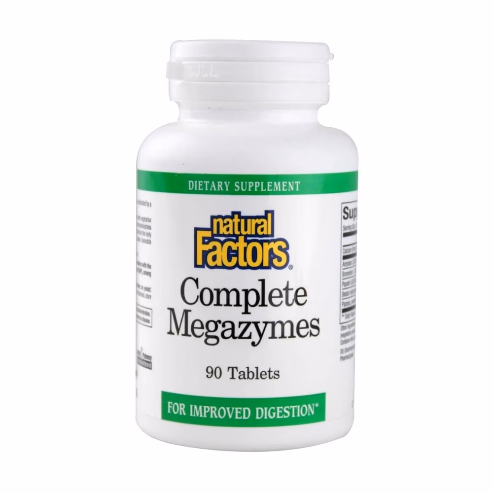 Natural Factors Complete Megazymes 90s 1