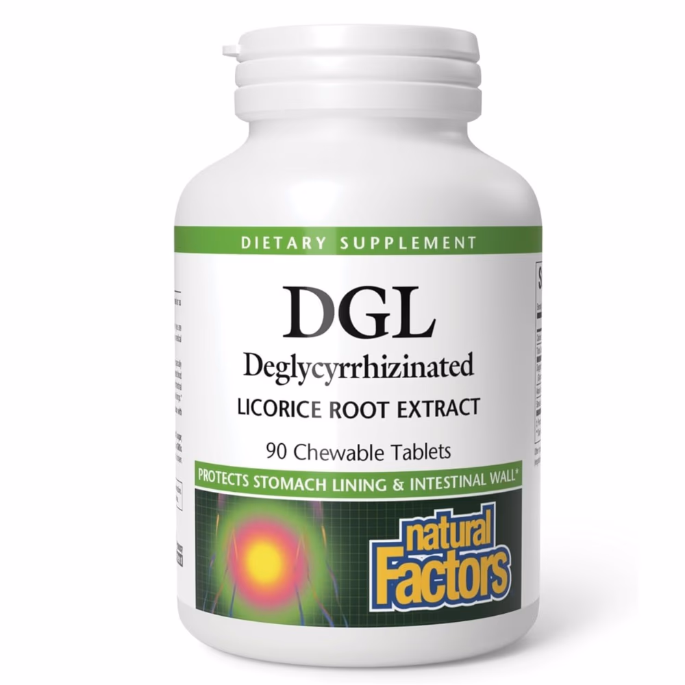 Natural Factors DGL 400mg 90s 1