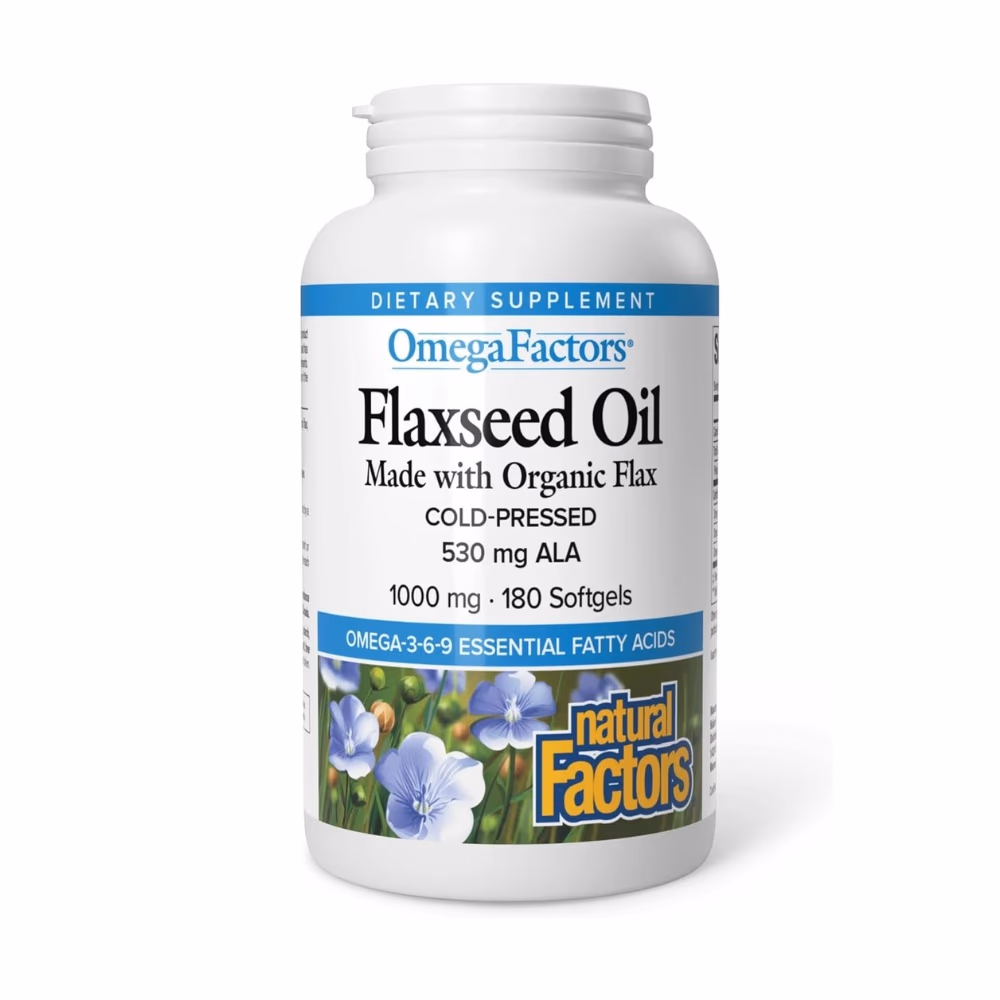Natural Factors Flaxseed Oil 1000mg 90s