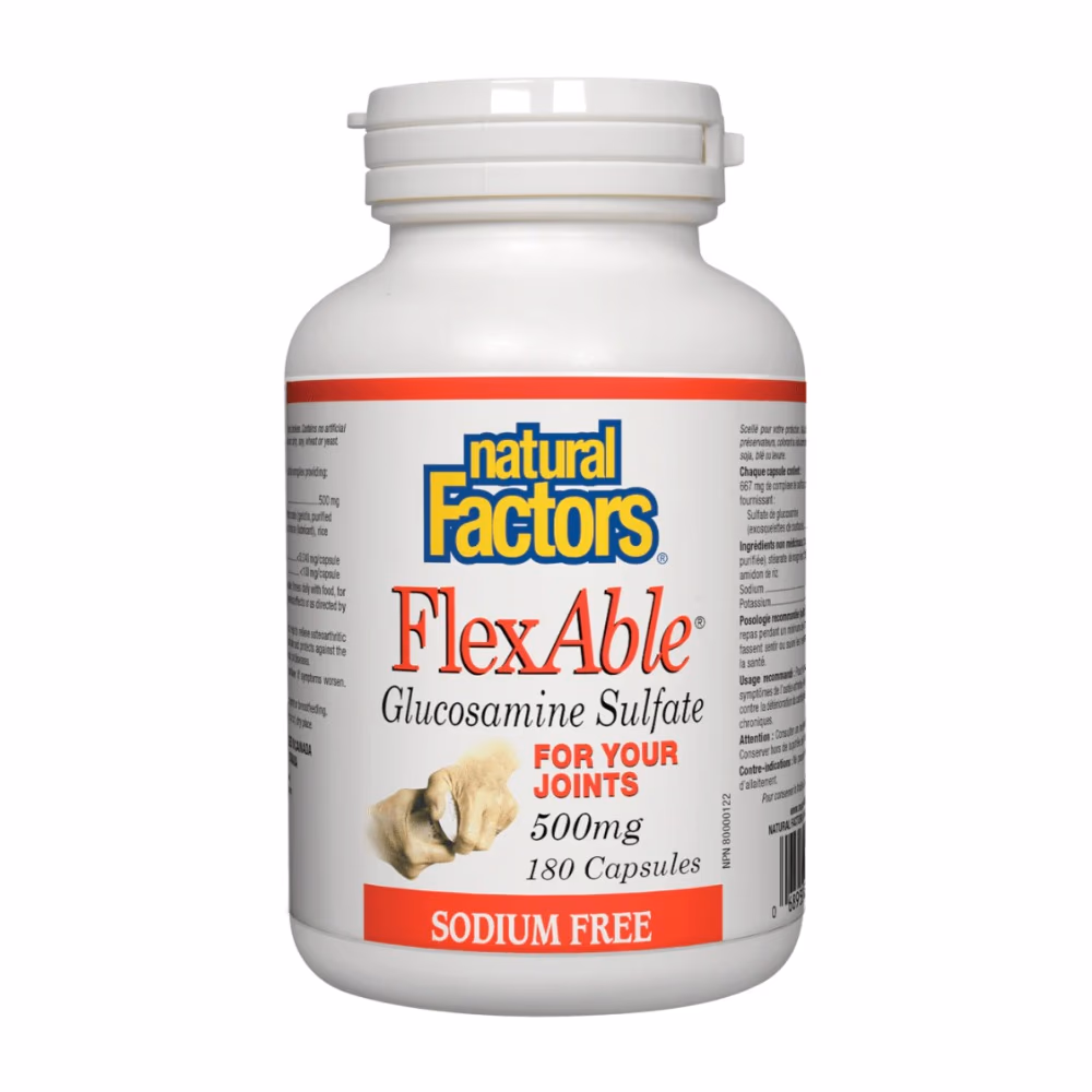 Natural Factors Flexable Gluco 500mg 180s 1