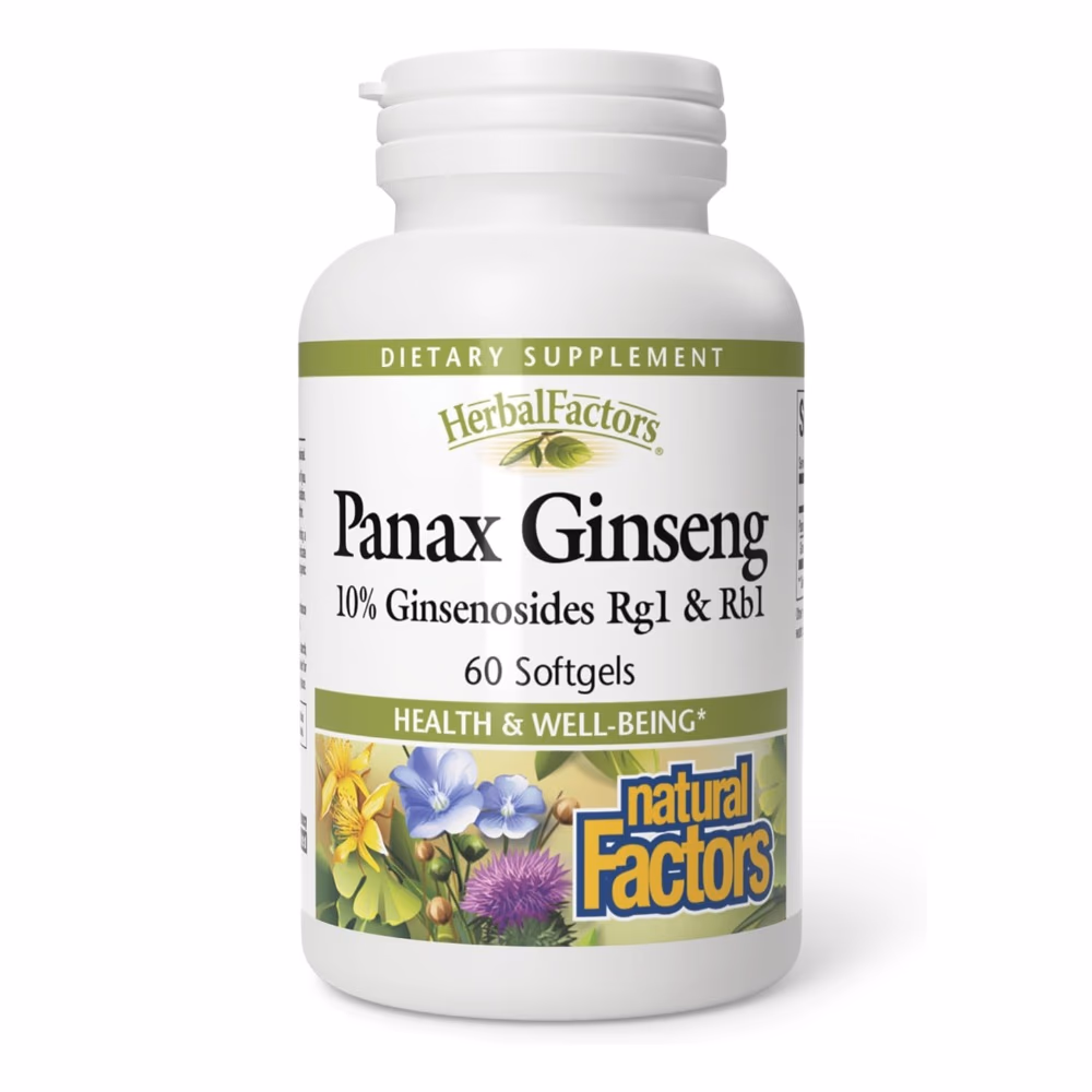 Natural Factors Panax Ginseng 100mg 60s