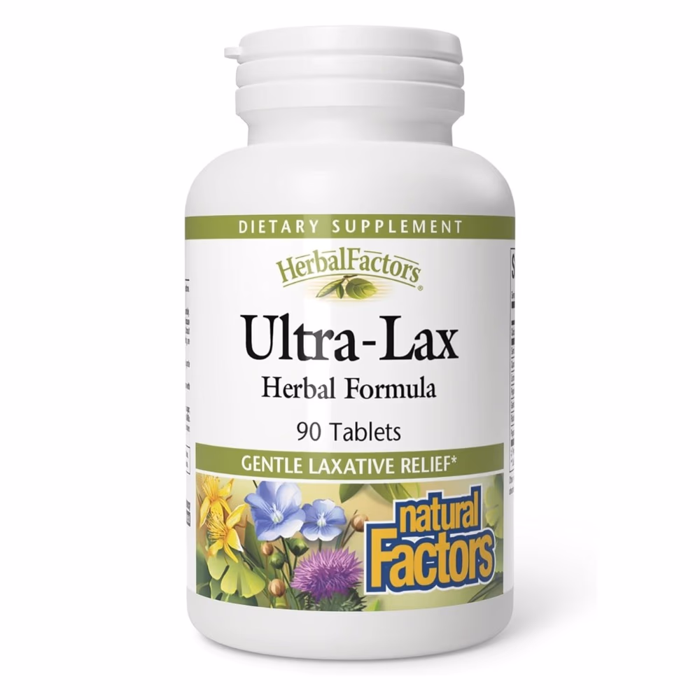 Natural Factors Ultra Lax Herbal Formula 90s 1