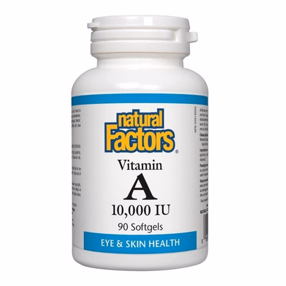 Natural Factors Vitamin A 10,000 IU 90s 1