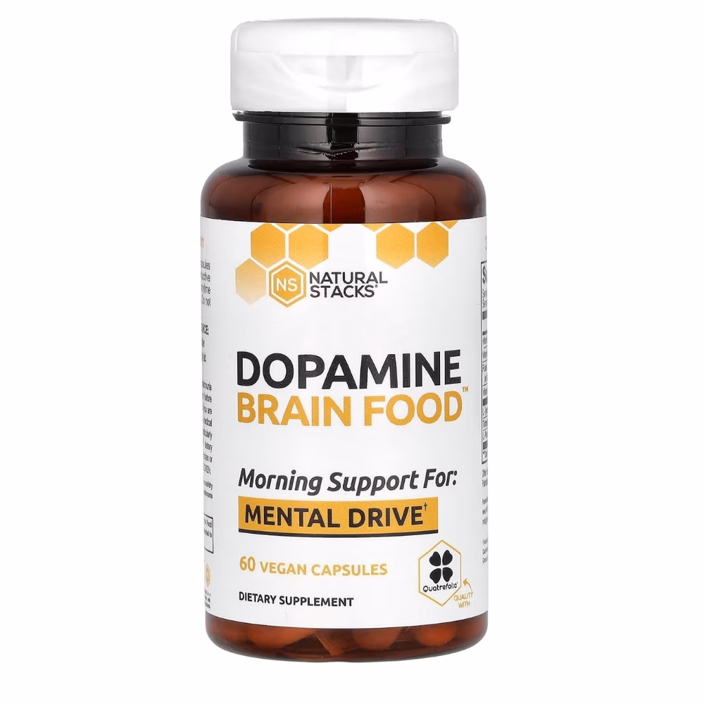 Natural Stacks Dopamine Brain Food Veg Capsules 60s 1
