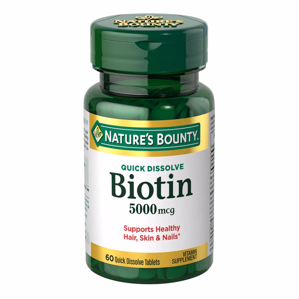 Nature's Bounty Biotin 5000 mcg 60s 1