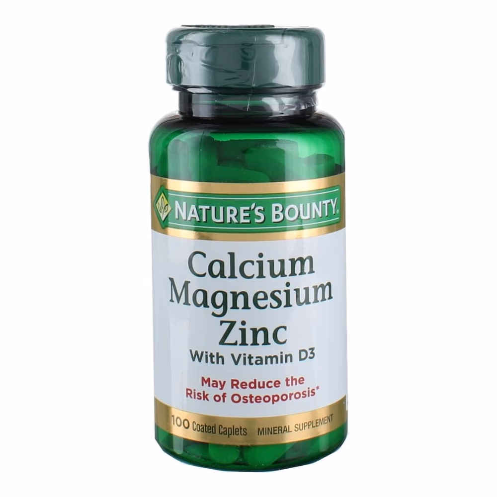 Nature's Bounty Calcium Magnesium Zinc 100s 1