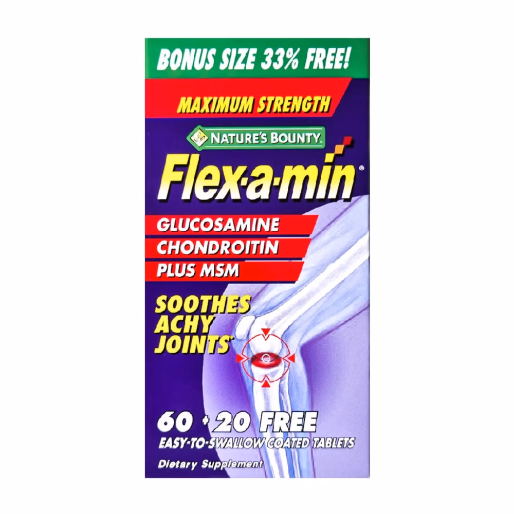 Nature’s Bounty FlexAMin 60+20 Tablets 1