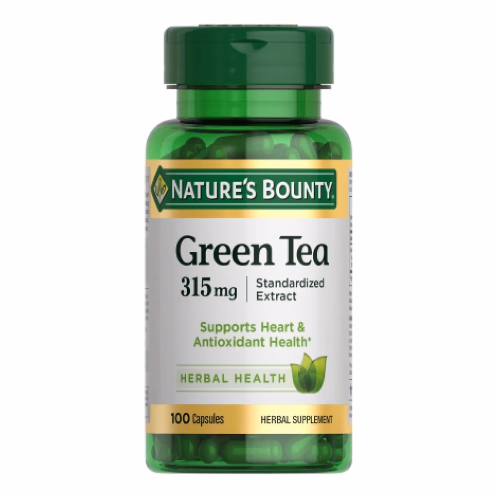 Nature’s Bounty Green Tea 315mg 100 Caps 1
