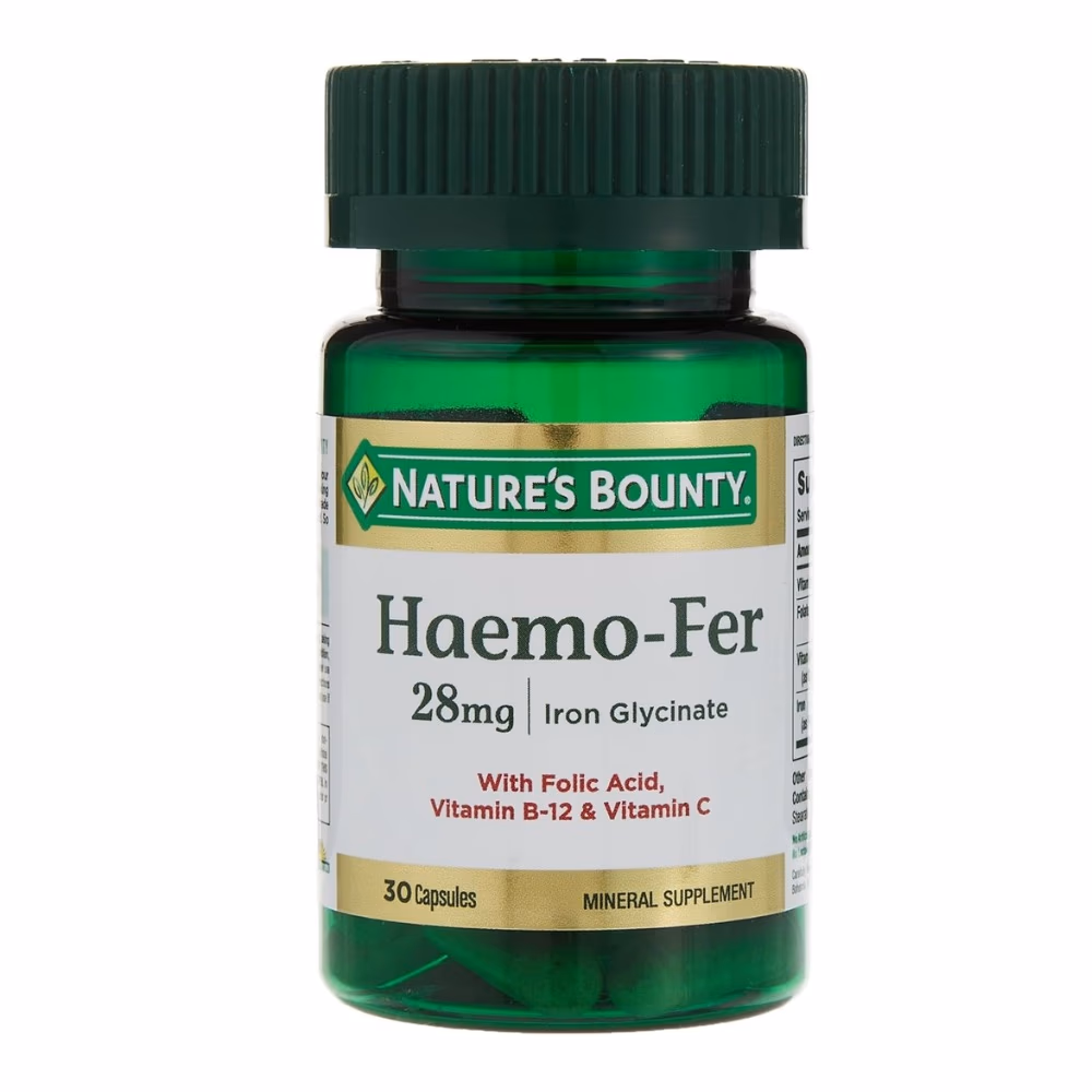 Nature’s Bounty Haemo Fer 28mg 30 Servings