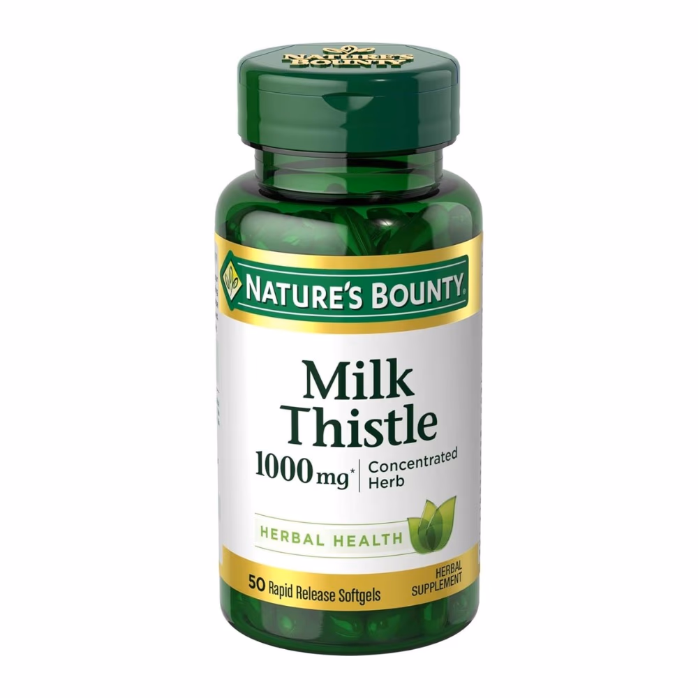 Nature’s Bounty Milk Thistle 1000mg 50 Softgels: 1