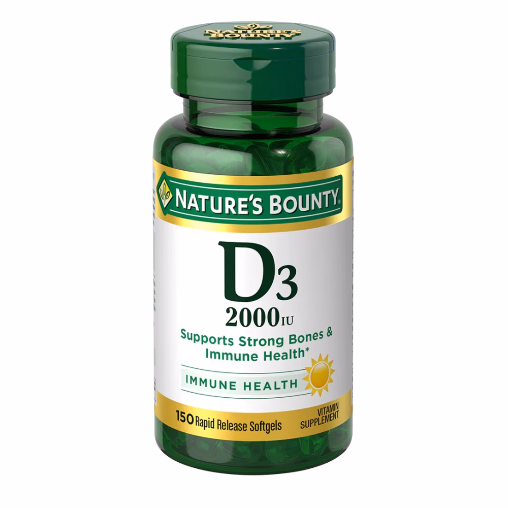 Nature’s Bounty Vitamin D3 2000IU 150s 1