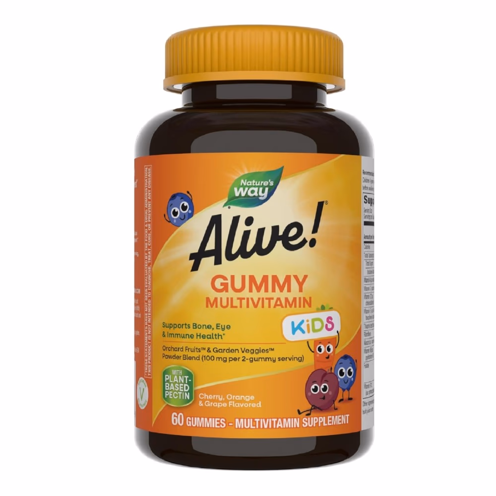 Nature’s Way Alive Kids Multivitamin 60 Gummies 1