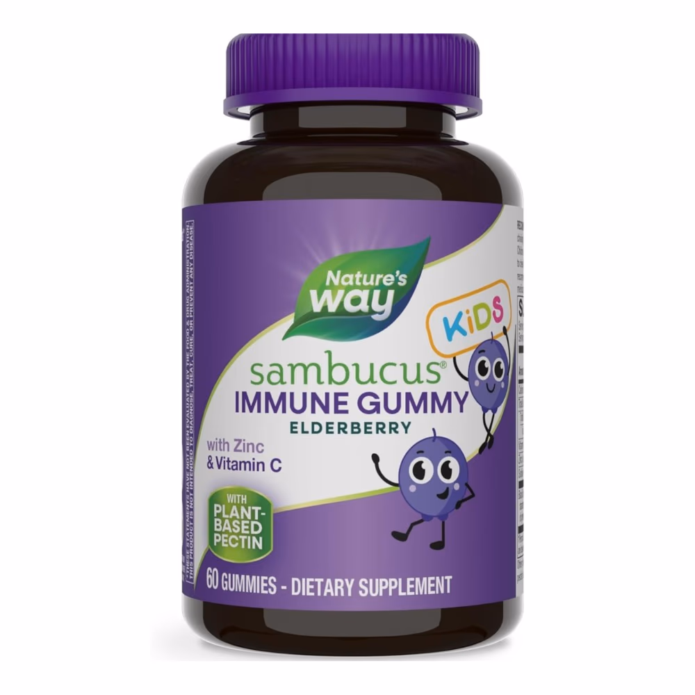 Nature's Way Sambucus Elderberry Kids 60 Gummies