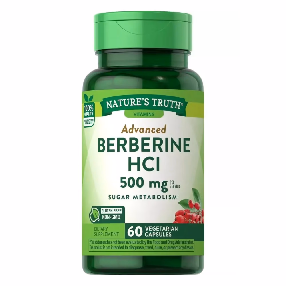 Natures Truth Advanced Berberine HCI 500Mg - 60 Capsules 1