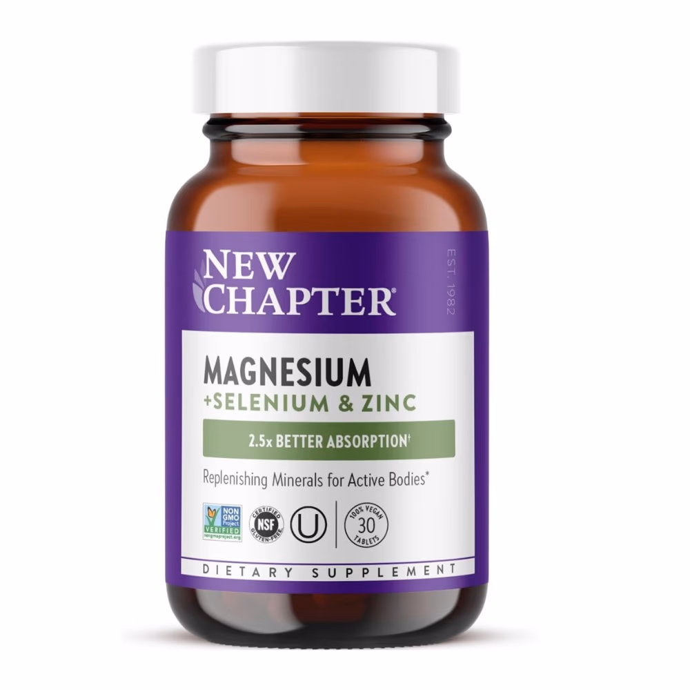 New Chapter Magnesium + Selenium & Zinc - 30tablets 1