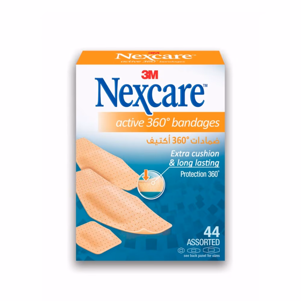 Nexcare Active 360 Bandages Assorted 44s 1