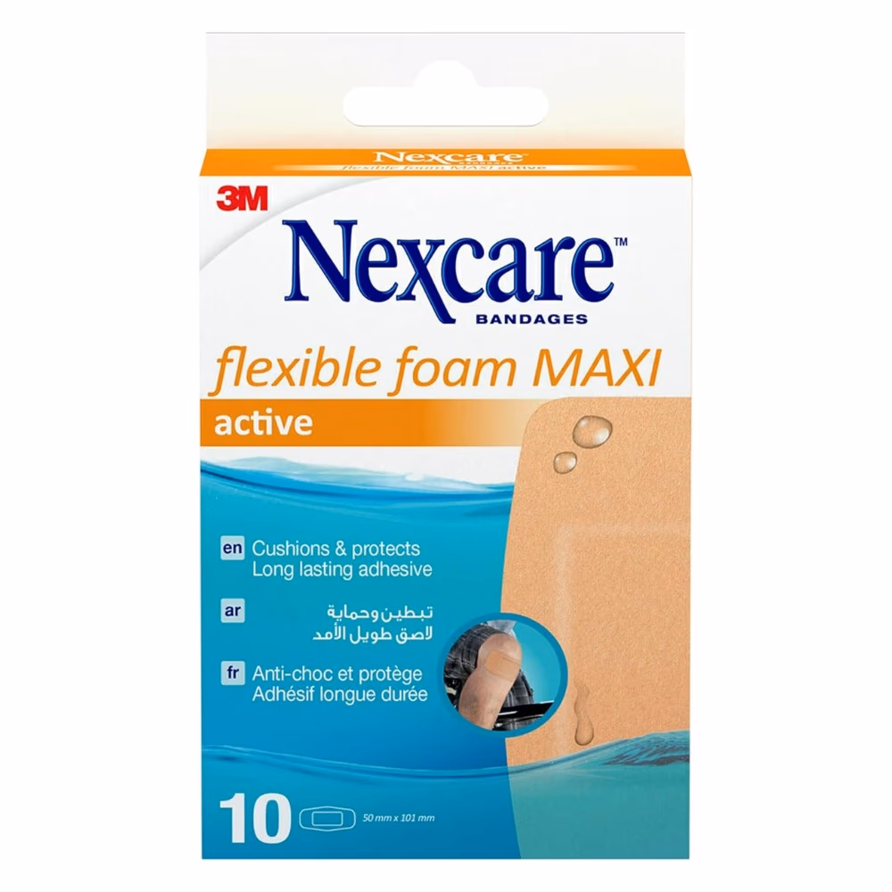 Nexcare Active Foam Knee 10s 1