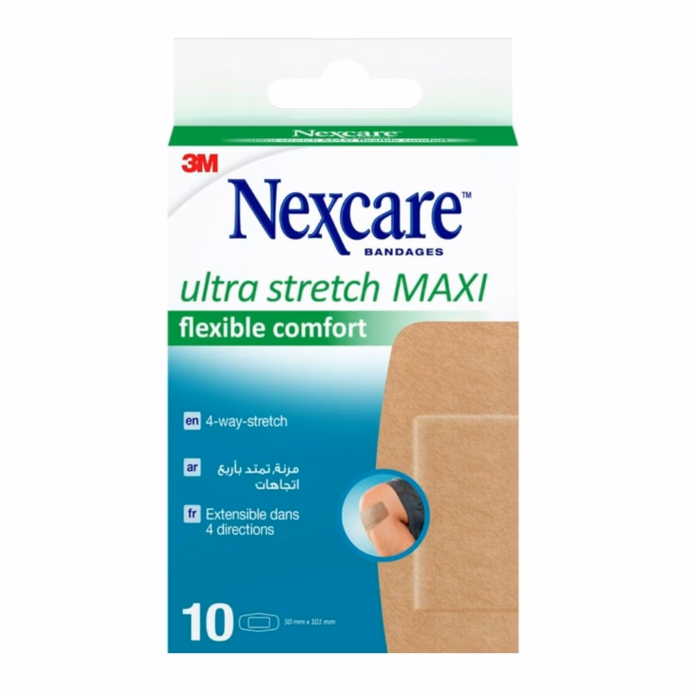 Nexcare Ultra Stretch Maxi Bandage 10s 1