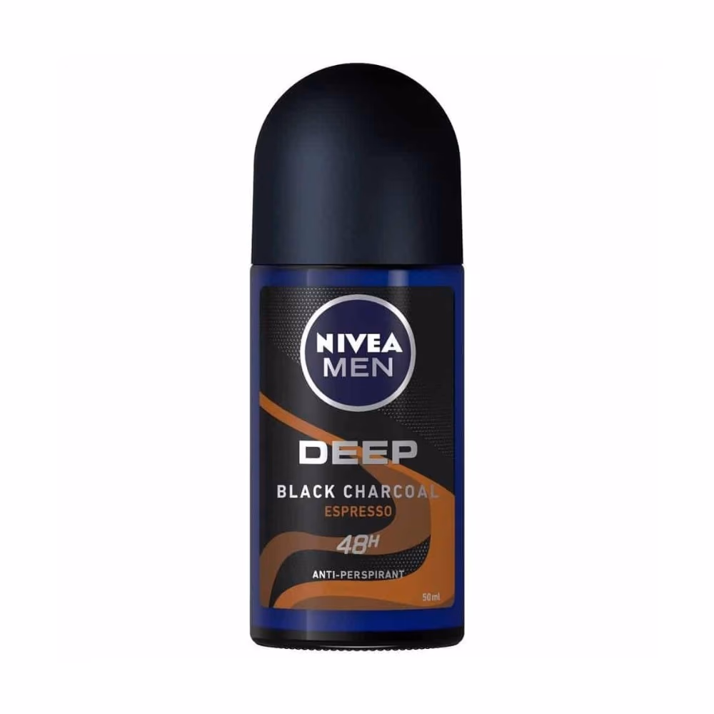 NIVEA Deo Roll On Deep Black Charcoal Espresso 50ml 1