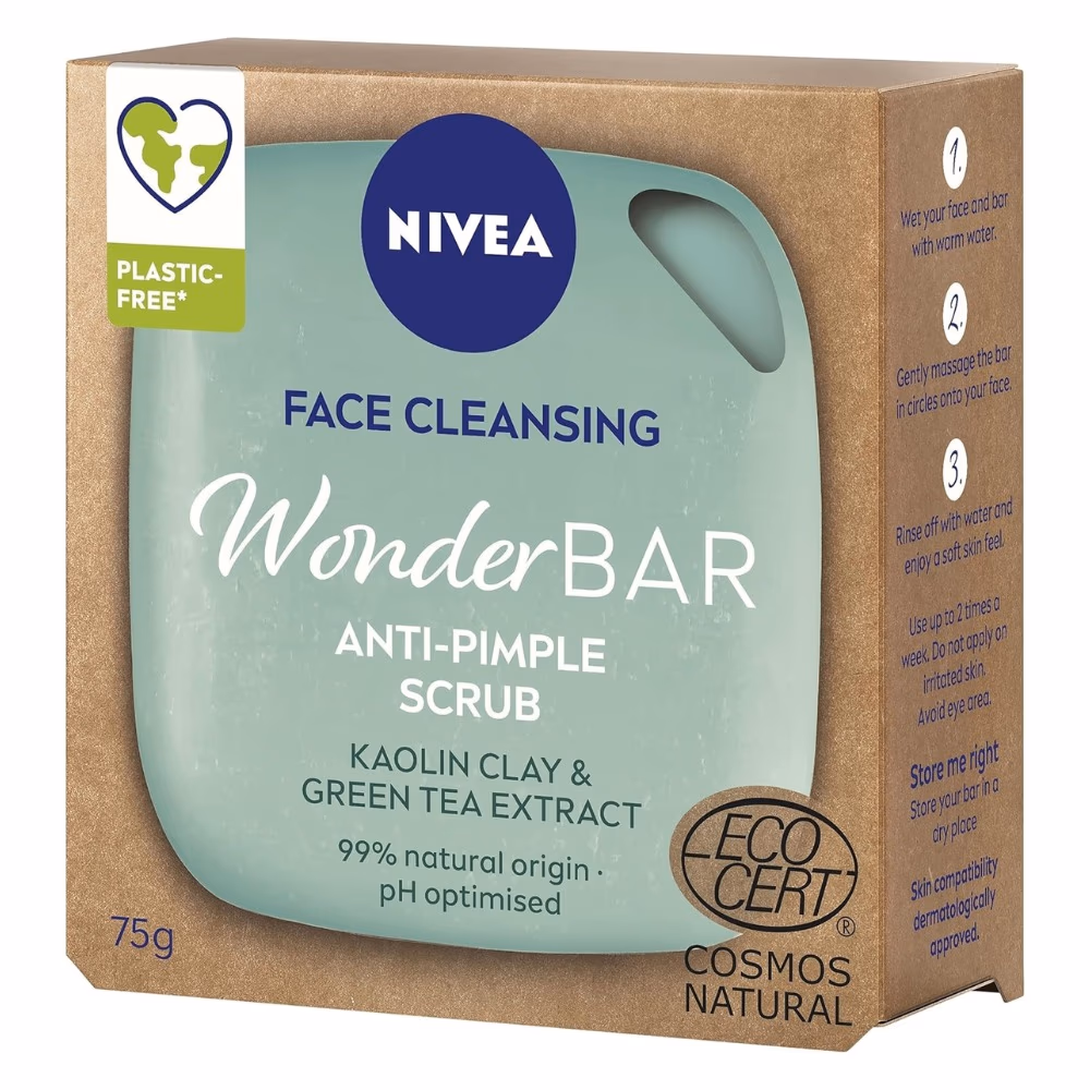 NIVEA Wonder Bar Anti Pimple Scrub Bar 75g 1