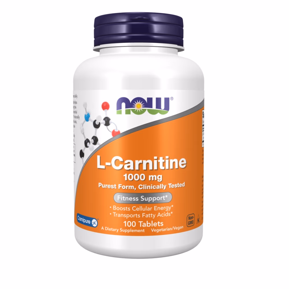 Now L-Carnitine 1000mg 100 Tabs 1