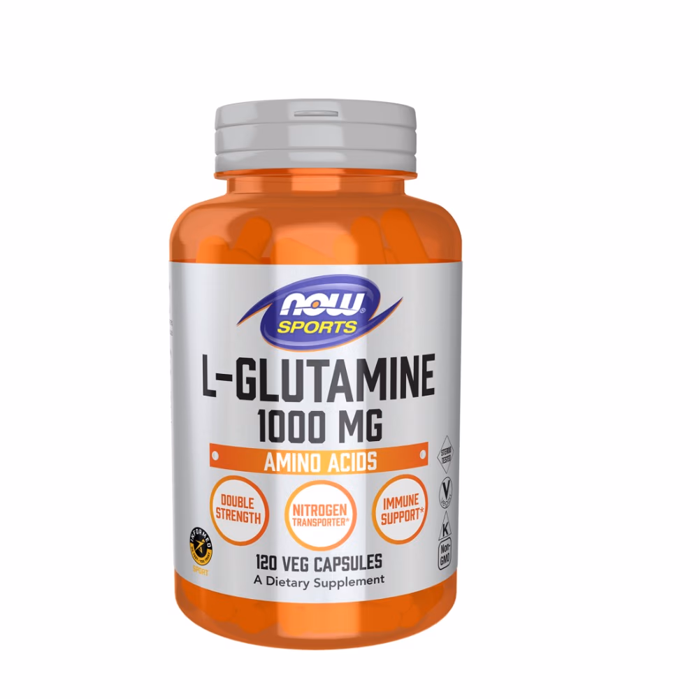 Now L-Glutamine 1000mg 120 Veg Capsules