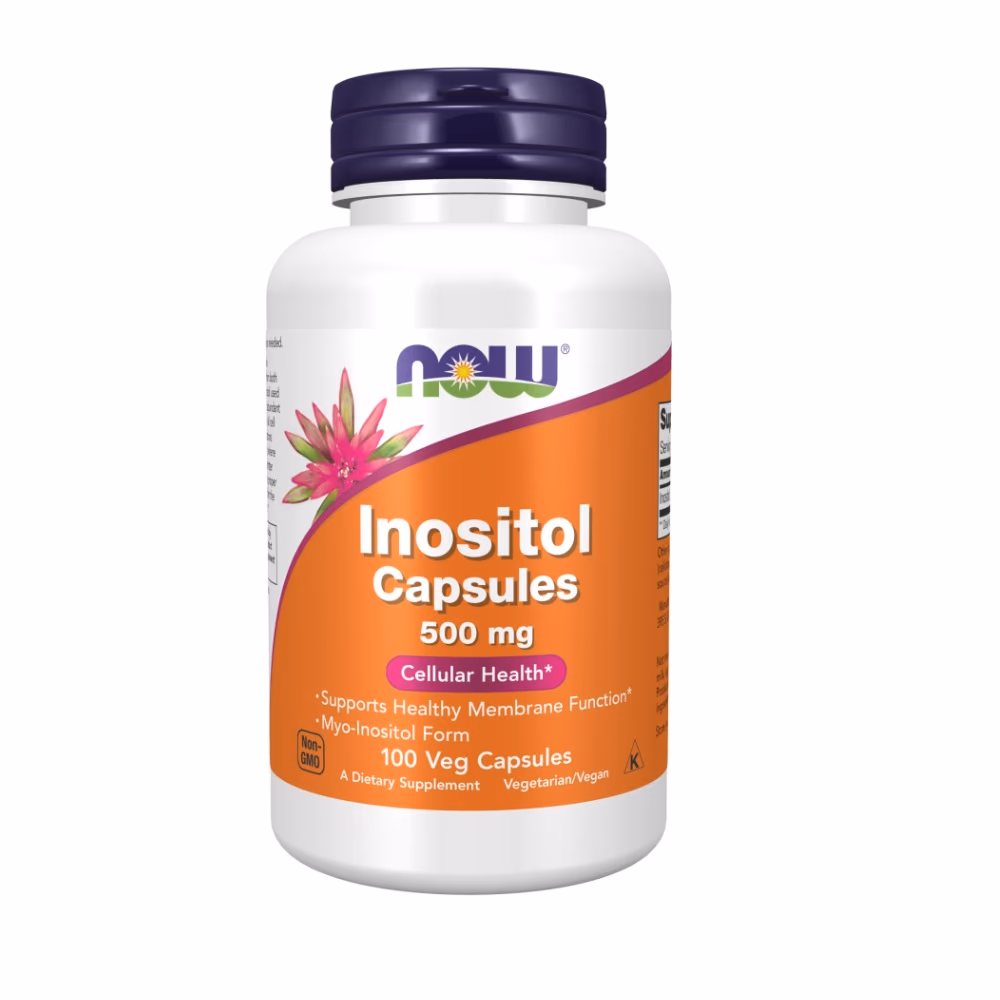 Now Inositol Capsule 500mg 100 Veg Capsules 1