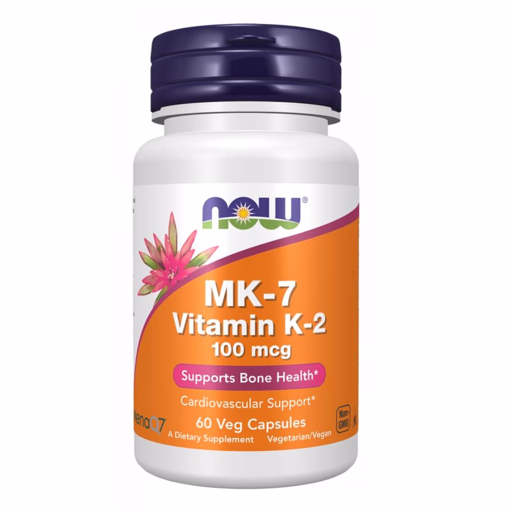 Now MK-7 Vitamin K2 100mcg 60 Capsules 1