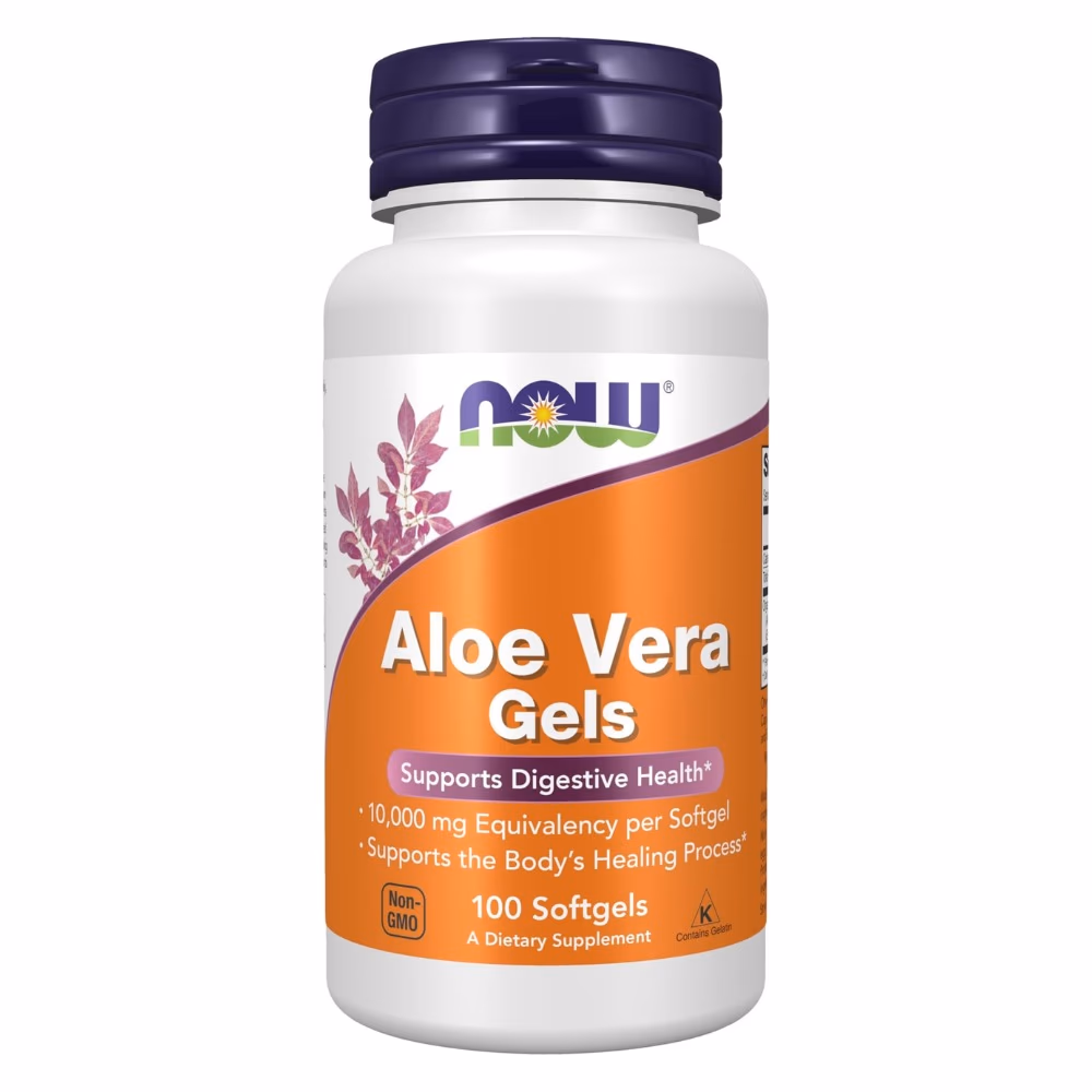 NOW Aloe Vera Gels 10,000mg 100 Softgels