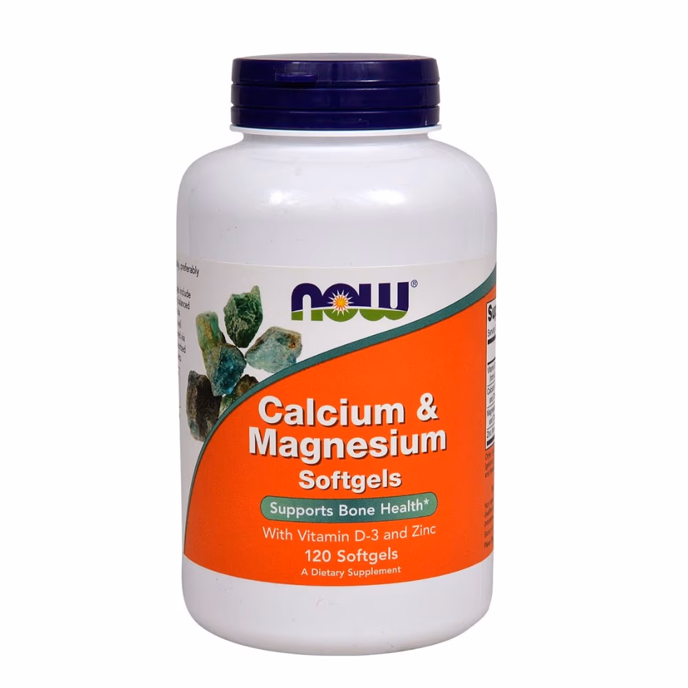 Now Cal Mag with D3 and Zinc 120 Softgels