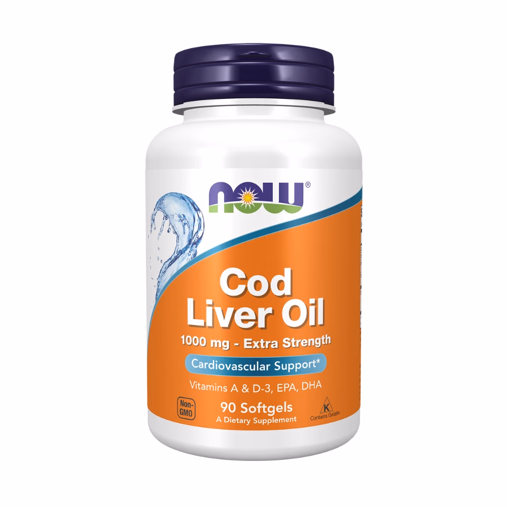 Now Cod Liver Oil 90 Softgels 1