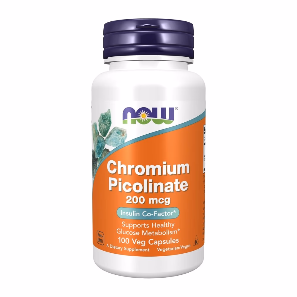Now Chromium Picolinate 200mg 100 Veg Capsule 1