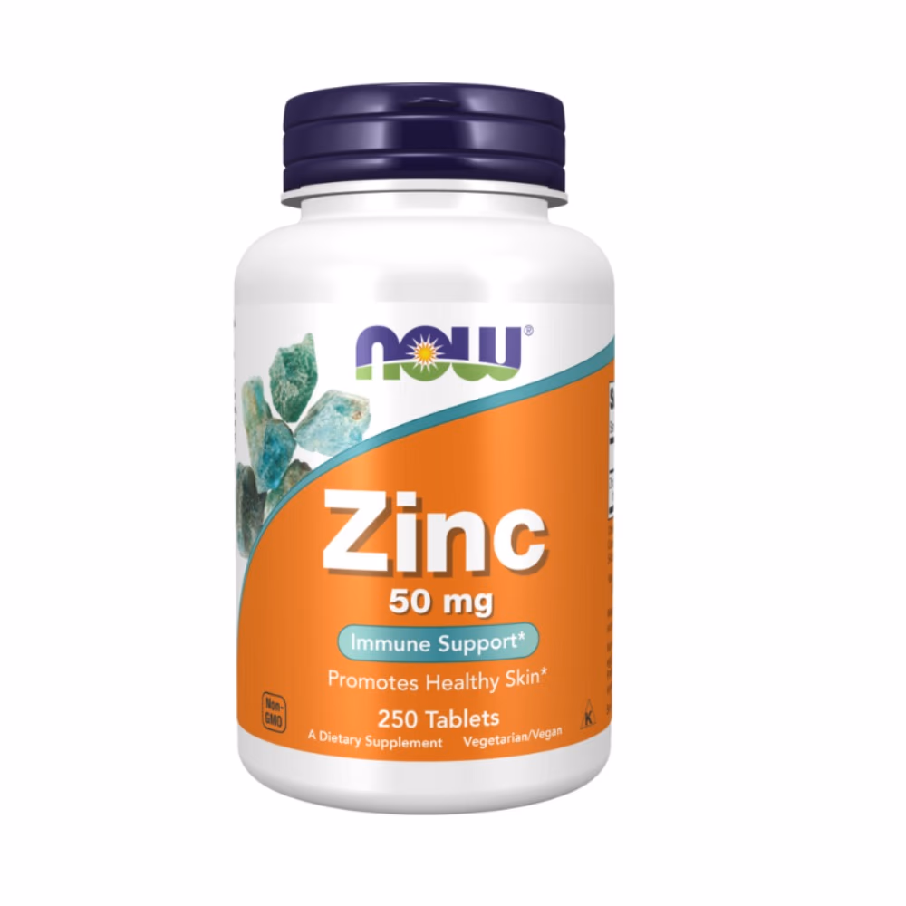 Now Zinc Gluconate 50mg 250 Tabs 1522 1