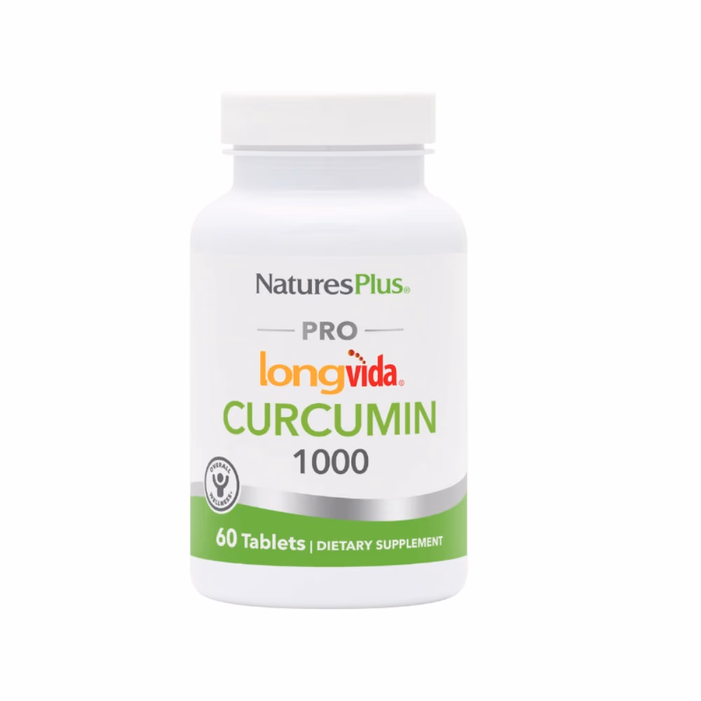 Nature's Plus Longvida Curcumin 1000mg 60 Tabs 1