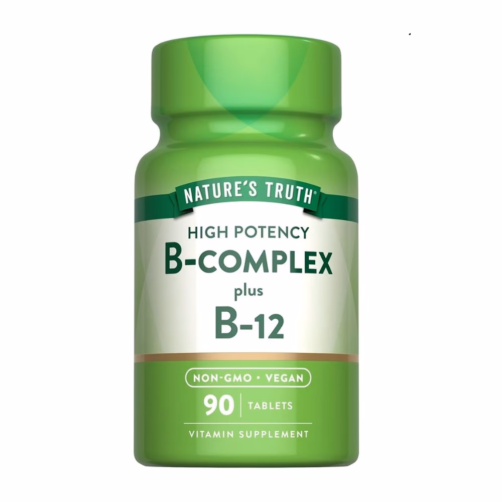 Nature's Truth B-Complex Plus B-12 90 Tablets 1