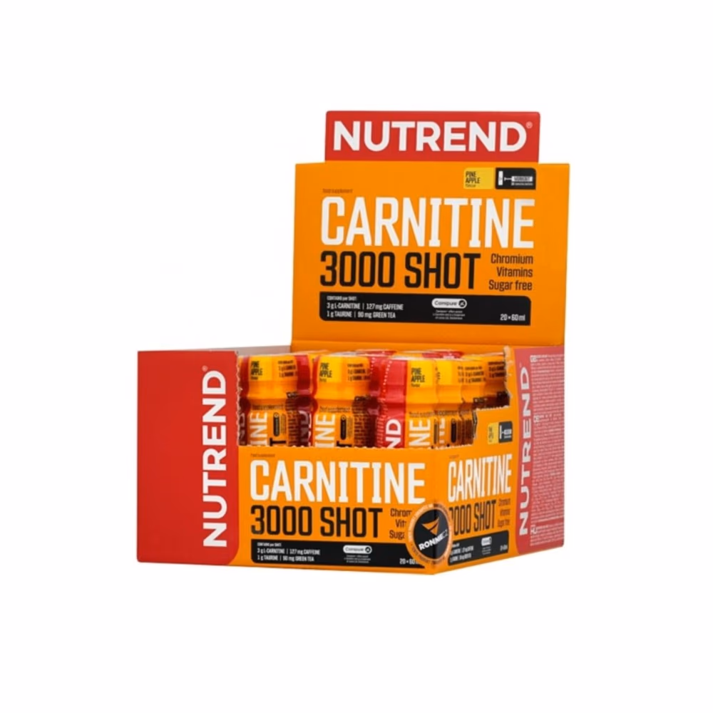 Nutrend Carnitine 3000 Shot Pineapple 60ml- 20 Servings 1