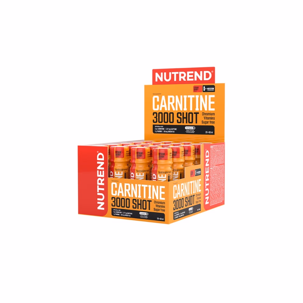 Nutrend Carnitine 3000 Shot Strawberry 60ml- 20 Servings 1