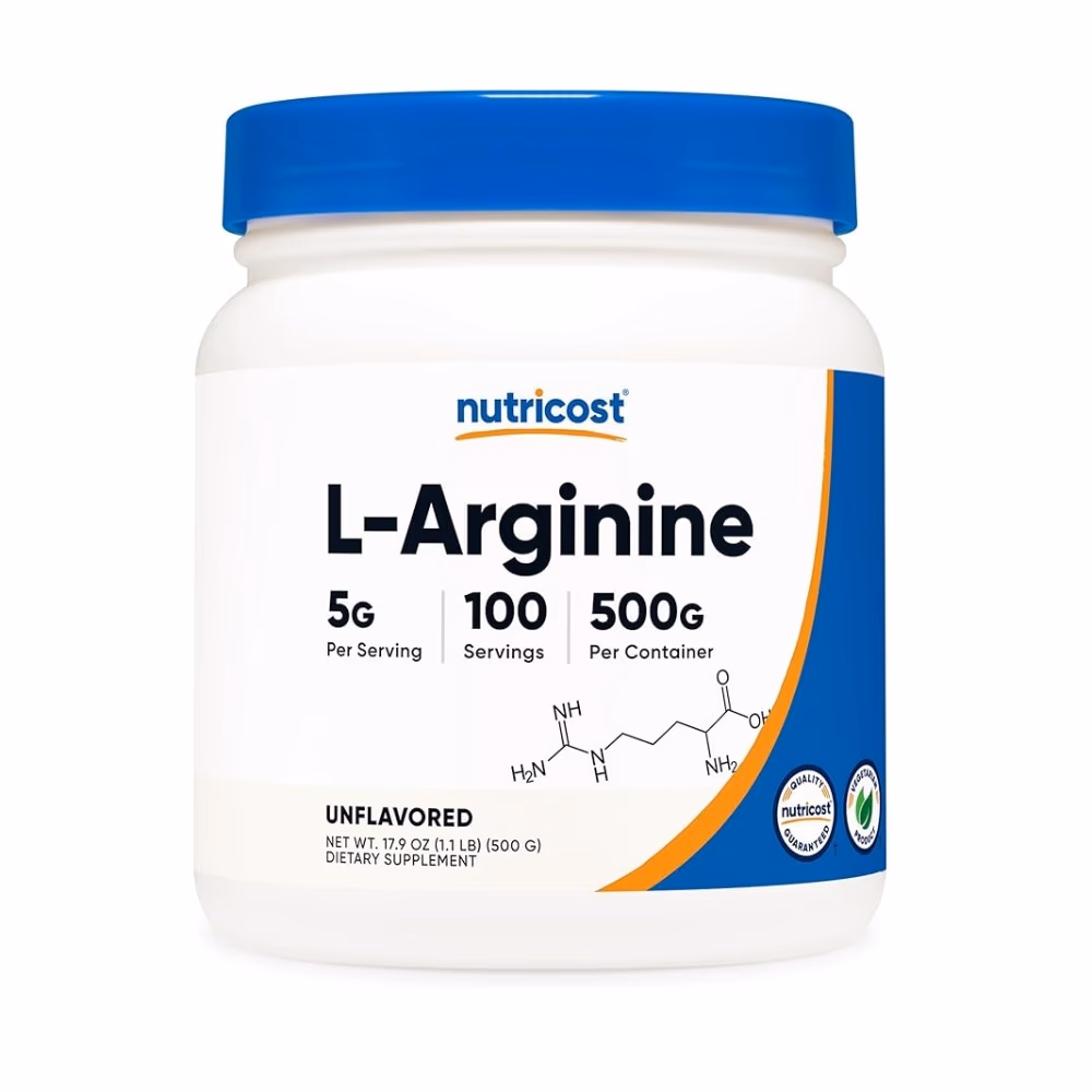 Nutricost L-Arginine Powder Unflavored 500g